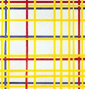Piet Mondrian New York City I oil